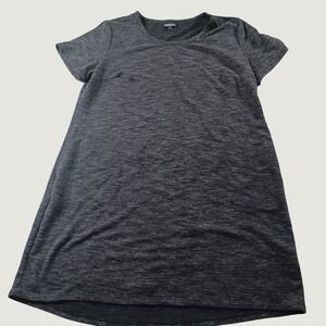 32 Degrees Cool Womens XL Charcoal Gray Space Dye Short Sleeve T-Shirt Dress